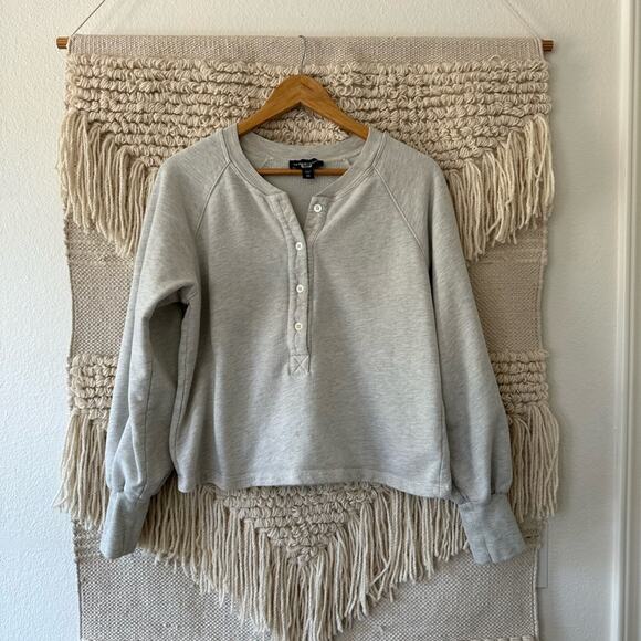 Fifteen Twenty Henley Sweatshirt - Picture 1 of 6